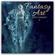 Cover-Bild zum Titel 'Fantasy Art - Fantasy Kunst 2026 - 16-Monatskalender' von 'The Gifted'