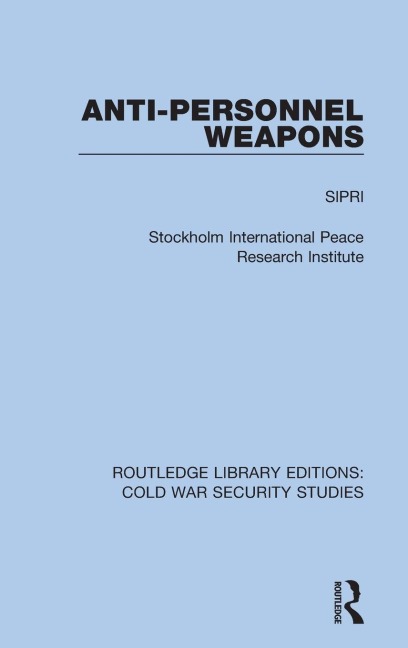 Anti-personnel Weapons - Sipri