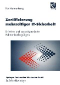 Cover-Bild zum Titel 'Zertifizierung mehrseitiger IT-Sicherheit' von 'Kai Rannenberg'