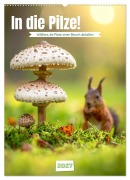 Cover-Bild zum Titel 'In die Pilze (Wandkalender 2027 DIN A2 hoch), CALVENDO Monatskalender' von 'Kerstin Waurick'