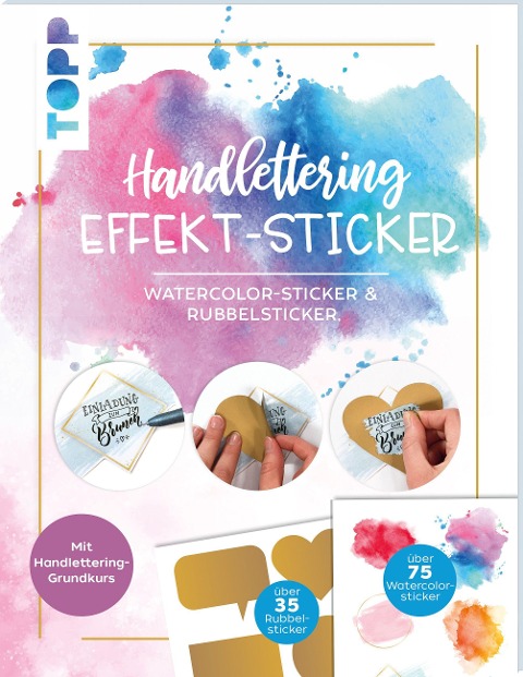 Handlettering Effekt-Stickerbuch - Ludmila Blum, Frechverlag
