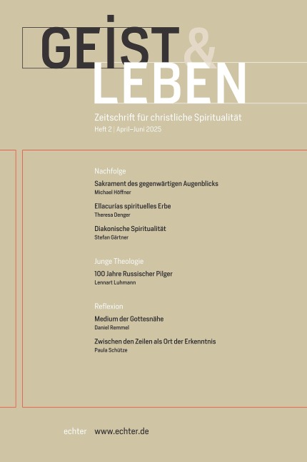Geist & Leben 2/2025 - Christoph Benke