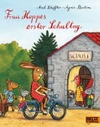 Cover-Bild zum Titel 'Frau Hoppes erster Schultag' von 'Axel Scheffler, Agnès Bertron'