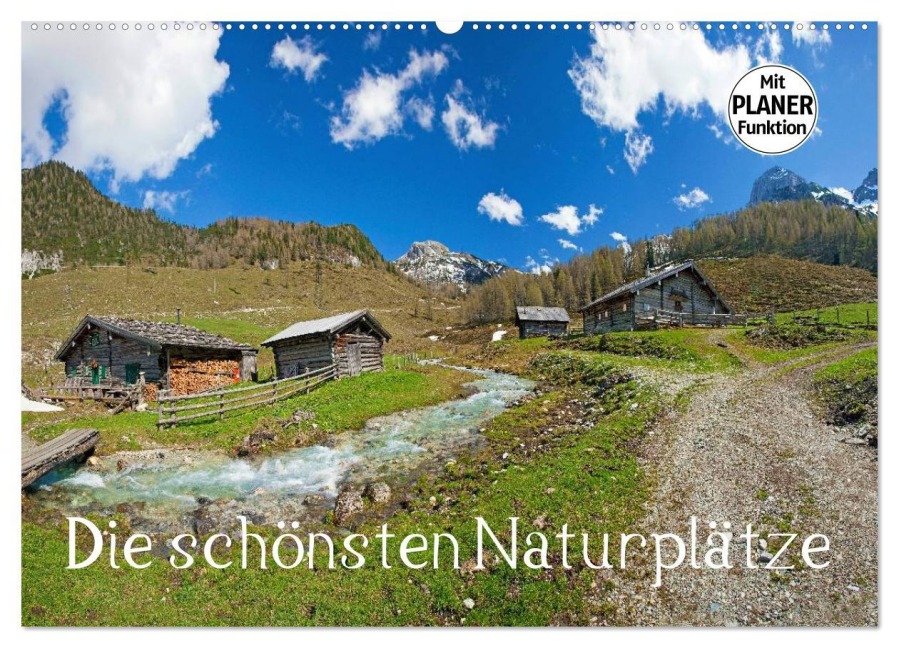Die schönsten Naturplätze (Wandkalender 2025 DIN A2 quer), CALVENDO Monatskalender - Christa Kramer