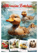 Alle meine Entchen (Wandkalender 2026 DIN A2 hoch), CALVENDO Monatskalender - Cathrin Illgen