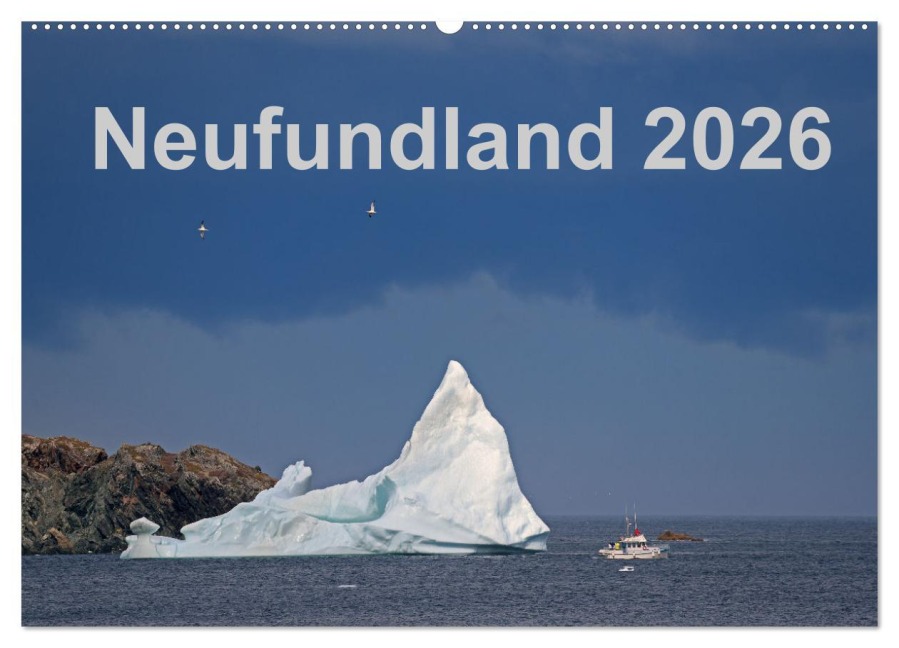 Neufundland 2026 (Wandkalender 2026 DIN A2 quer), CALVENDO Monatskalender - Jörg Dauerer