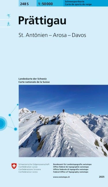 248S Prättigau Schneesportkarte - 