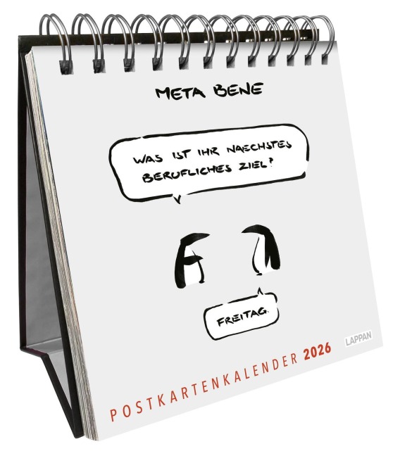 meta bene Postkartenkalender 2026 - Meta Bene