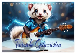 Cover-Bild zum Titel 'Tierische Gitarristen (Tischkalender 2026 DIN A5 quer), CALVENDO Monatskalender' von 'Dusanka Djeric'