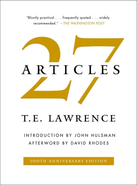 27 Articles - T. E. Lawrence