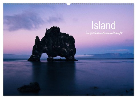 Island - inspirierende Landschaft (Wandkalender 2025 DIN A2 quer), CALVENDO Monatskalender - Frauke Gimpel