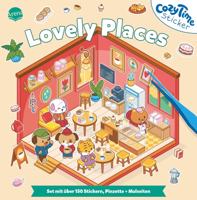 Cozy Time Sticker. Lovely Places - 