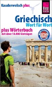 Reise Know-How Sprachführer Griechisch - Wort für Wort plus Wörterbuch - Karin Spitzing