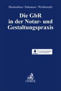 Cover-Bild zum Titel 'Die GbR in der Notar- und Gestaltungspraxis' von ''