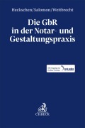 Cover-Bild zum Titel 'Die GbR in der Notar- und Gestaltungspraxis' von ''