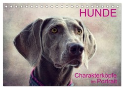 HUNDE-Chrakaterköpfe im Portrait (Tischkalender 2025 DIN A5 quer), CALVENDO Monatskalender - Claudia Möckel Lucy L!u