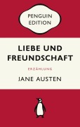 Cover-Bild zum Titel 'Liebe und Freundschaft' von 'Jane Austen'