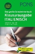 Cover-Bild zum Titel 'PONS Das große Schulwörterbuch Klausurausgabe Italienisch' von ''