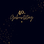 40. Geburtstag- Gästebuch Blanko - Julia S. Klein