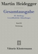 Cover-Bild zum Titel 'Gesamtausgabe Abt. 3 Unveröffentliche Abhandlungen Bd. 66. Besinnung (1938/1939)' von 'Martin Heidegger'