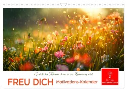 Cover-Bild zum Titel 'Freu Dich Motivations-Kalender (Wandkalender 2026 DIN A3 quer), CALVENDO Monatskalender' von 'Peter Roder'