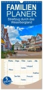 Cover-Bild zum Titel 'Familienplaner 2026 - Streifzug durch das Weserbergland mit 5 Spalten (Wandkalender, 21 x 45 cm) CALVENDO' von 'Tanja Voigt'
