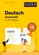 Cover-Bild zum Titel 'Deutsch in 15 Minuten - Grammatik 5./6. Klasse' von 'Anna Speiser'