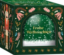 Cover-Bild zum Titel 'Weihnachtswunderland, Schneekugel groß zum Selbstgestalten: Frohe Weihnachten / Nussknacker' von ''