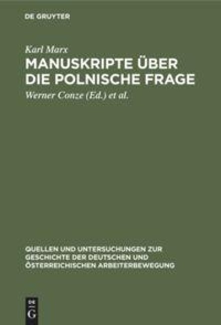 Manuskripte über die polnische Frage - Karl Marx