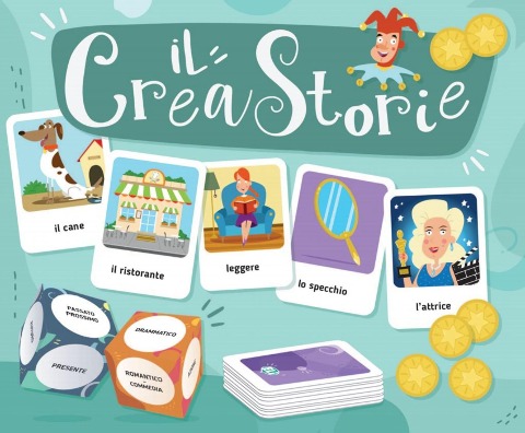 Il CreaStorie. Gamebox mit 132 Karten + Download - 