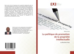Cover-Bild zum Titel 'La politique de promotion de la propriété intellectuelle' von 'Diloma Soma'