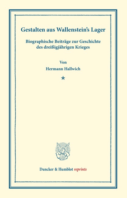 Gestalten aus Wallenstein's Lager. - Hermann Hallwich