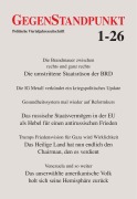 Cover-Bild zum Titel 'GegenStandpunkt 1-26' von 'München Gegenstandpunkt Verlag'