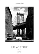 Cover-Bild zum Titel 'New York schwarz-weiss Kalender 2026 - Wandkalender | Fotokalender Nordamerika 59x42cm Grosses Format - Eleganter Schwarz-Weiß-Print mit beeindruckenden New York City Motiven' von 'H. W. Schawe'