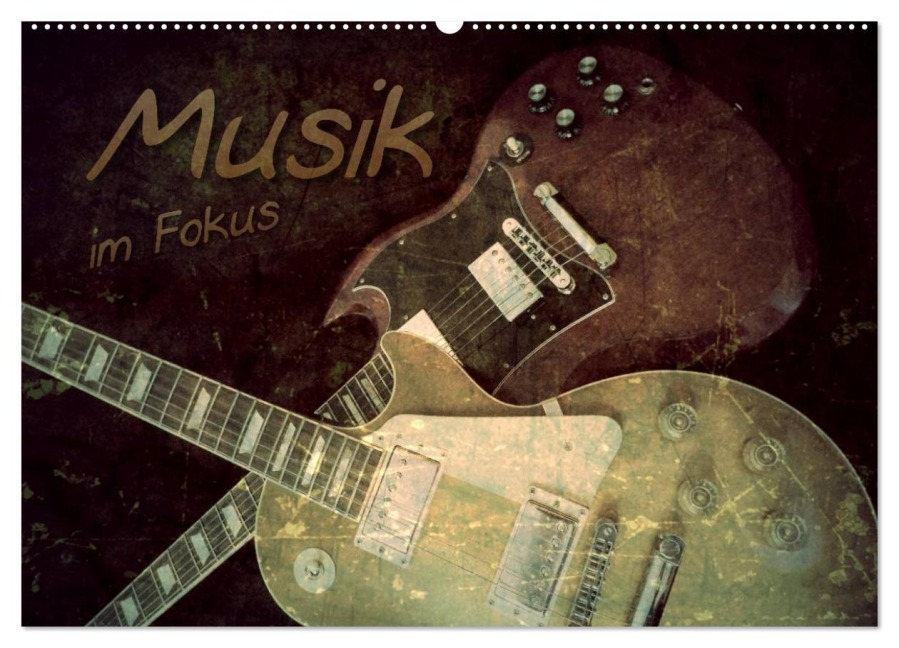 Musik im Fokus (Wandkalender 2026 DIN A2 quer), CALVENDO Monatskalender - Renate Bleicher