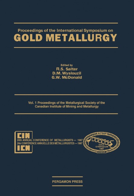 Proceedings of the Metallurgical Society of the Canadian Institute of Mining and Metallurgy - 