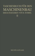 Cover-Bild zum Titel 'Taschenbuch für den Maschinenbau' von 'H. Baer, Na Kurrein, K. Lachmann, Fr. Oesterlen, H. Dubbel'