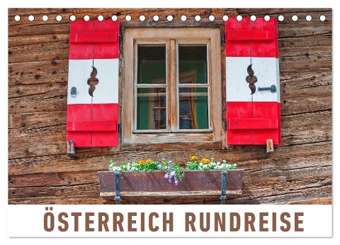 Österreich Rundreise (Tischkalender 2024 DIN A5 quer), CALVENDO Monatskalender - Martin Ristl