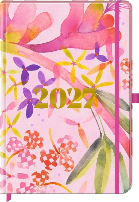 Wochenkalender 2027 - Pink - 