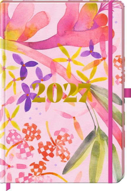 Wochenkalender 2027 - Pink - 