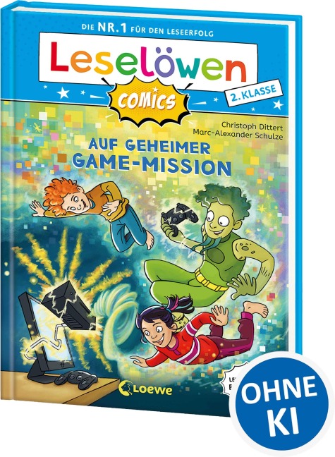 Leselöwen Comics 2. Klasse - Auf geheimer Game-Mission - Christoph Dittert