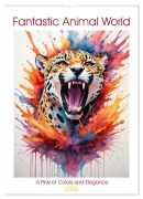 Fantastic Animal World: A Play of Colors and Elegance (Wall Calendar 2026 DIN A2 portrait), CALVENDO 12 Month Wall Calendar - Sebastian Luedke
