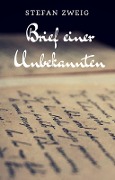 Cover-Bild zum Titel 'Brief einer Unbekannten' von 'Stefan Zweig'