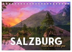 Cover-Bild zum Titel 'Salzburg - Kultur und Natur pur. (Tischkalender 2026 DIN A5 quer), CALVENDO Monatskalender' von 'Sf Sf'