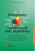 Cover-Bild zum Titel 'Basiswissen Usability und User Experience' von 'Thomas Geis, Guido Tesch'