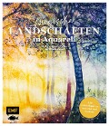Cover-Bild zum Titel 'Magische Landschaften in Aquarell' von 'Kerstin Schmolmüller'