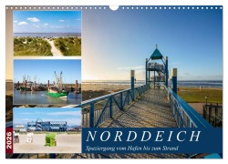 Cover-Bild zum Titel 'Norddeich Spaziergang vom Hafen bis zum Strand (Wandkalender 2026 DIN A3 quer), CALVENDO Monatskalender' von 'A. Dreegmeyer'
