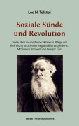 Cover-Bild zum Titel 'Soziale Sünde und Revolution' von 'Leo N. Tolstoi'