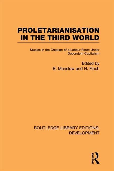 Proletarianisation in the Third World - 