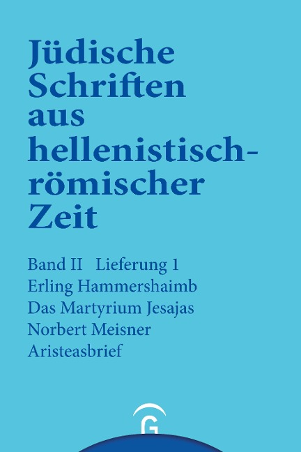 Das Martyrium Jesajas. Aristeasbrief - E. Hammershaimb, Norbert Meisner